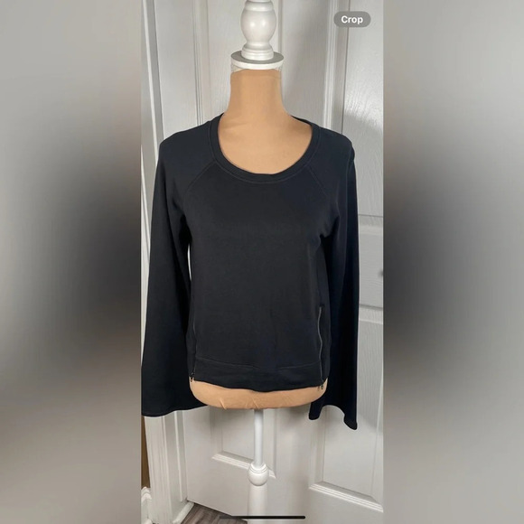 Calia XS Effortless Zipper Caviar‎ Black Pullover - Picture 8 of 12